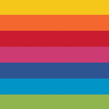 Lade das Bild in den Galerie-Viewer, Jersey Regenbogenstreifen, 10cm, Ökotex Standard
