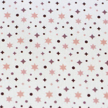 Lade das Bild in den Galerie-Viewer, Belle Baumwollwebware Swafing 10cm Weihnachten Sterne auf weiß
