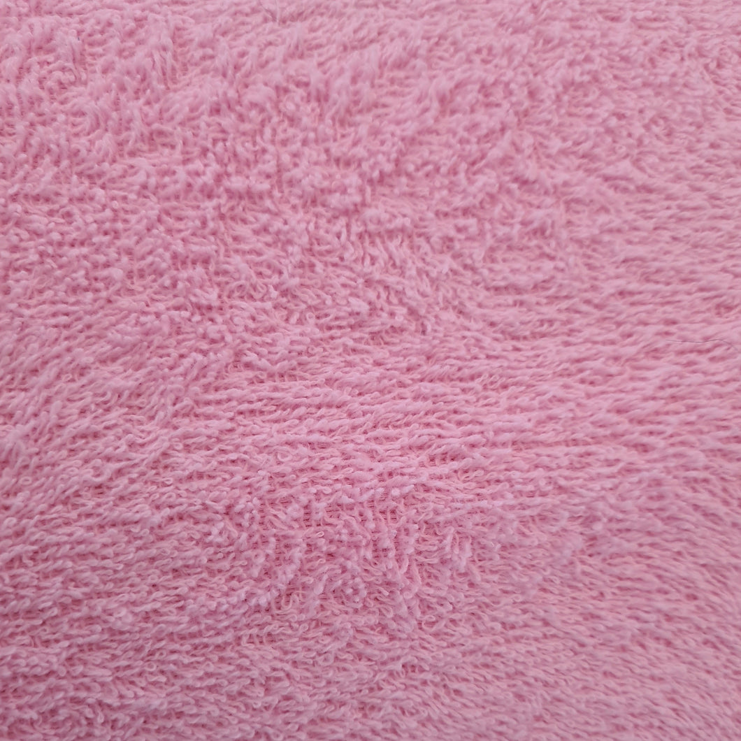 Baumwoll Frottee, rosa, 10cm